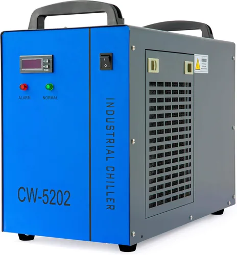 Vista 10 de OMTECH Enfriador de agua industrial 9L 2.6gpm CW-3000 enfriador de agua para 40W K40 CO2 grabado láser y máquinas de corte, sistema de refrigeración