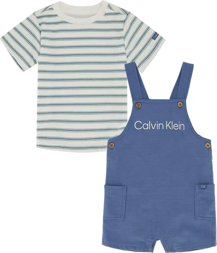 Vista 2 de Calvin Klein baby-boys 2 Pieces Shortall Set