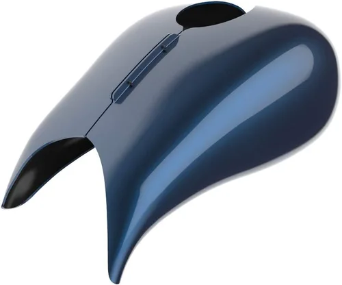 Vista 45 de Cubierta de tanque de combustible estirada para motocicleta Harley, cubiertas de tanque de 1 galón, protectores de combustible. Compatible