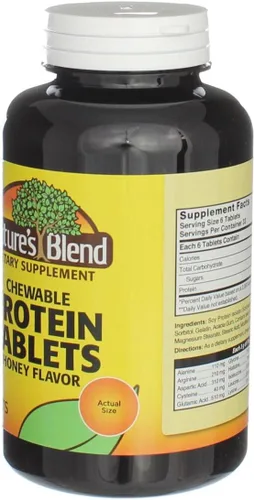 Vista 5 de Tabletas Proteínas Sabor Miel 200 Tabs