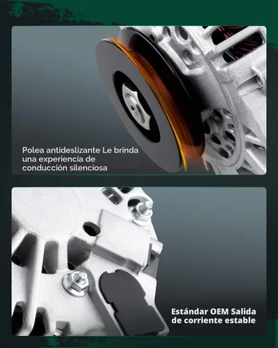 Vista 5 de SCITOO 70A nuevo alternador 13778 se adapta a Nissan para Frontier 1998