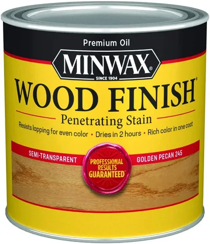 Vista 18 de Minwax 700494444 Acabado de madera, Miel, 1 cuarto de galón
