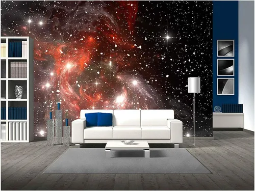 Vista 24 de wall26 - Mural adhesivo decorativo para pared (tamaño grande), WMR-WP-X-DD51-66x24x4 obra de arte 01