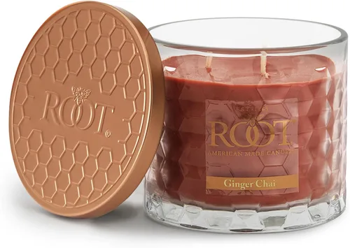 Vista 21 de Root Candles Velas Aromáticas de Otoño Panal de Miel Vela Artesanal Premium Mezcla de Cera de Abeja, Veriglass Pequeño, Especias de Calabaza