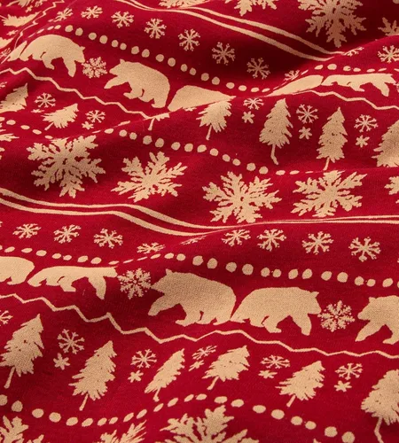 Vista 7 de Burt's Bees Baby Pijama de algodón orgánico para vacaciones a juego para bebés