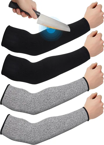 Vista 7 de Geyoga 2 pares de fundas protectoras de piel, mediano, Hppe; negro