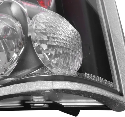 Vista 8 de SPEC-D TUNING Luces traseras de lente transparente de carcasa negra compatibles con Chevy C/K C10 1500/2500/3500 1988-1998, Silverado Sierra, Blazer