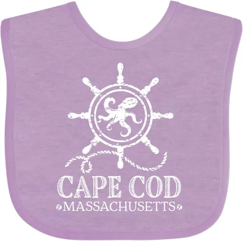 Vista 5 de inktastic Cape Cod Massachusetts - Babero náutico para bebé
