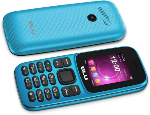 Vista 2 de BLU Z5 Z210 1.8" 2G Teléfono Celular 32MB VGA GSM Desbloqueado Dual SIM (Cyan)