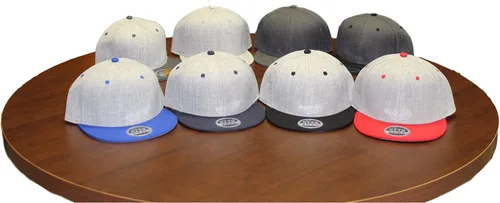 Vista 5 de El Snapback personalizado Sombrero Otto Bordó Su Propio Texto Flatbill Bill El Snapback