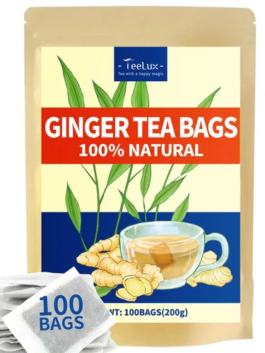 Vista 73 de TeeLux - Bolsas de té de cebada, sabor a nuez y tostado, sin cafeína, 0.07 oz x 50 bolsas Té de grano de cebada asada con aroma a nuez, sin
