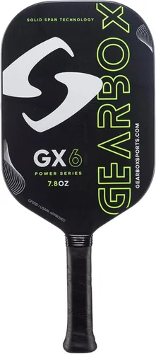 Vista 5 de Gearbox Paleta de pickleball de fibra de carbono GX6
