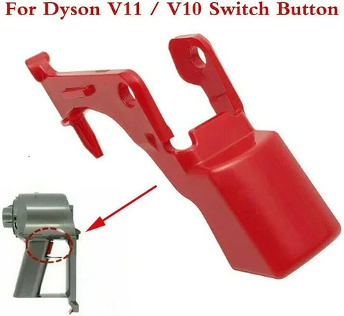 Vista 4 de Kit de botón de interruptor y bloqueo de gatillo para accesorios de aspiradora Dyson V11/V10