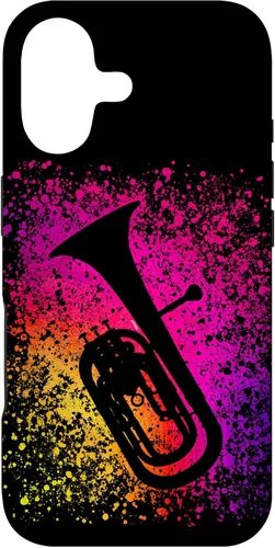 Vista 32 de Cool Baritone Art for Proud Baritone Player in Brass Band Case for iPhone 16