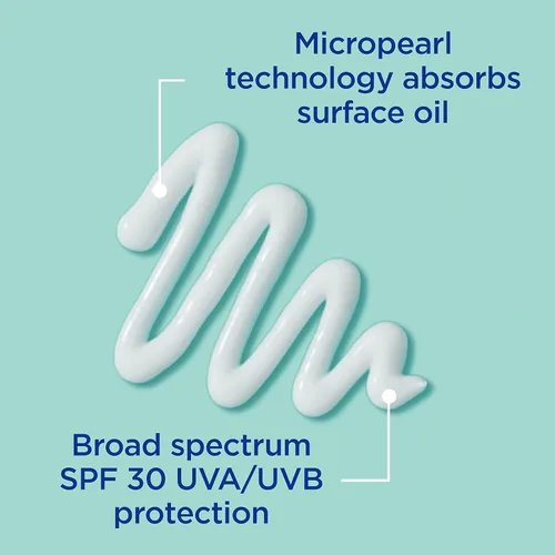 Vista 4 de Hidratante absorbente de aceite Differin con SPF 30, protector solar facial de los fabricantes del gel Differin, cuidado suave de la piel
