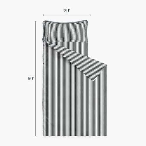 Vista 2 de Wake In Cloud - Tapete para siesta para niños pequeños con almohada y manta, tela 100% algodón, para niños y niñas de 3 años más en guardería