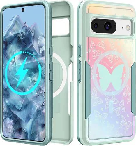Vista 41 de Funda para Moto G 5G 2024 – Compatible con MagSafe para mujeres y niñas, bonita funda protectora magnética para teléfono, diseño femenino Kawaii