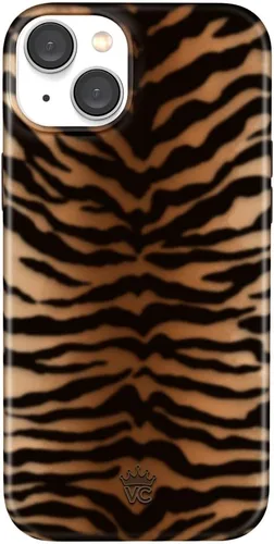 Vista 62 de VELVET CAVIAR Funda compatible con MagSafe para iPhone 15, probada en caídas de 10 pies, estampado de leopardo y amatista morada