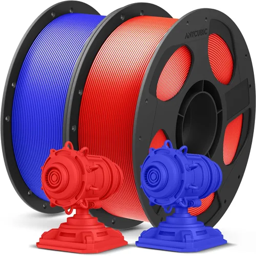 Vista 40 de ANYCUBIC Filamento PLA Plus (PLA+), paquete de filamento para impresora 3D de 0.069 in, alta dureza, precisión dimensional +/- 0.001 in, impresión