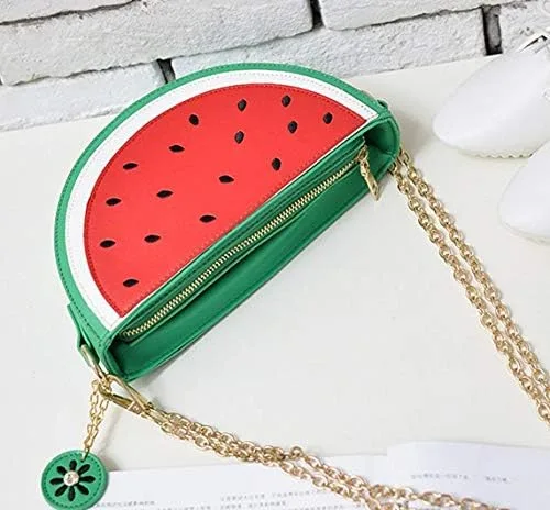 Vista 2 de Bolso de mensajero para mujer de limónWatermalon Fruit