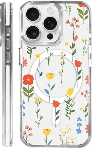 Vista 58 de Funda para iPhone 13 Pro, transparente con bonito patrón de tiburón azul, compatible con Magsafe funda protectora suave para mujeres y niñas (blanco)