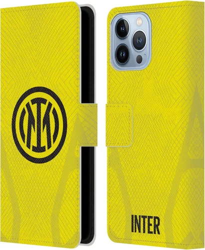 Vista 72 de Head Case Designs Officially Licensed Inter Milan Away 2025/26 Crest Kit Leather Wallet Case Compatible with Apple iPhone 11