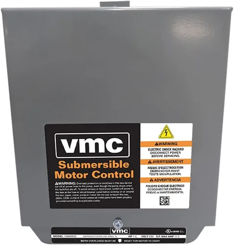 Vista 9 de Red Lion RLCB05-115 1/2-HP Caja de control VMC de 115 voltios para bomba de pozo, gris, 640188