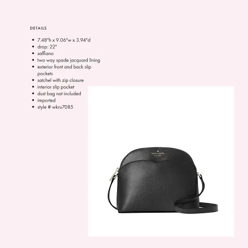Vista 5 de Kate Spade Payton Dome Bandolera