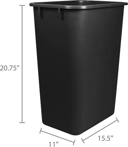 Vista 2 de Storex - Cubo de basura (tamaño mediano)