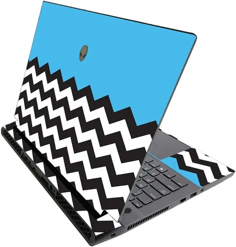 Vista 330 de MightySkins - Skin brillante con purpurina para Alienware M17 R3 (2020) y M17 R4 (2021) - Diversión de los años 90 Acabado duradero con purpurina
