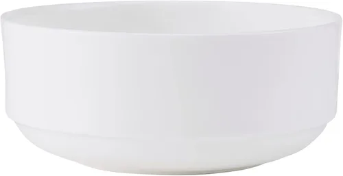 Vista 8 de Mikasa Macie Bone China - Juego de vajilla ligera de 12 piezas resistente a las astillas, servicio para 4, color blanco
