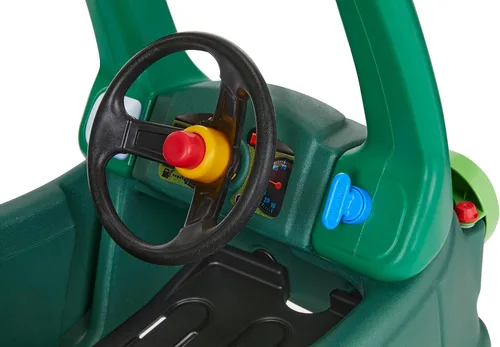 Vista 2 de Little Tikes Cozy Coupe Dinosaur - Exclusivo de Amazon, grande, verde