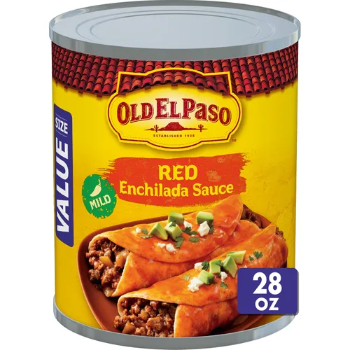 Vista 10 de Old El Paso, Salsa de enchilada roja media, Preparación de comidas, 10 onzas (Paquete de 12)