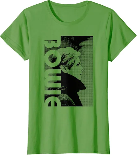 Vista 3 de David Bowie - Camiseta de perfil bajo, Gris Gris Oscuro