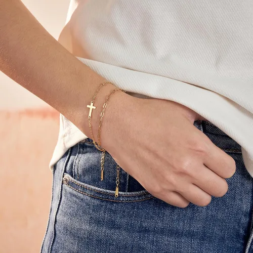 Vista 2 de Tarsus Pulsera de cruz para mujer, regalos religiosos para mujeres, regalos cristianos para mujeres, amigas, familia, adolescentes