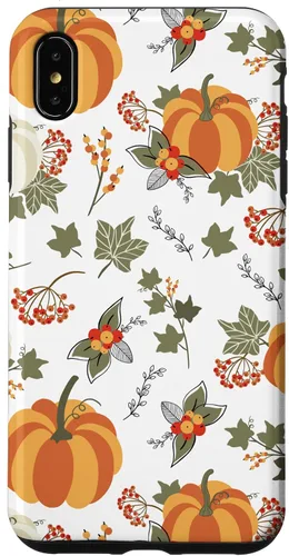 Vista 10 de Fall Leaves Autumn Pumpkin Pattern Autumn Vibes Color Case for iPhone 17