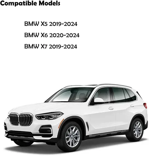 Vista 7 de Caja fuerte para consola central: caja fuerte para consola KEREN compatible con BMW X5 2019-2026, BMW X6 2020-2026 y BMW X7 2019-2026, cerradura