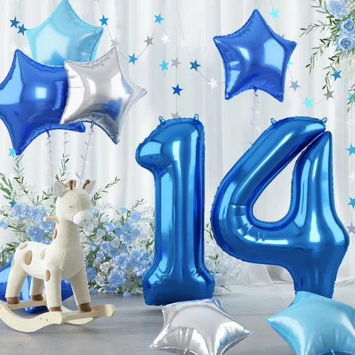 Vista 52 de Decoración de Globos Número 10 de 40 Pulgadas, Globos de Corazón Neutro de Papel de Aluminio Crema Retro Albaricoque Marrón con Globo de Helio