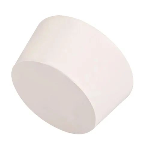 Vista 4 de uxcell Tapón de goma sólida en forma cónica blanca para el tapón de tubo de laboratorio tamaño 11