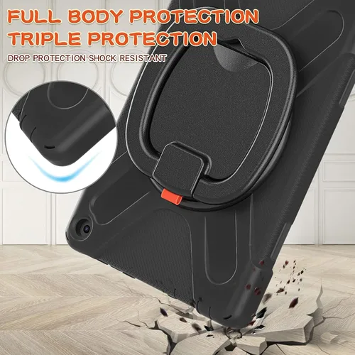 Vista 7 de Funda portátil de rotación de 360° para tablet Fire HD 10 y 10 Plus