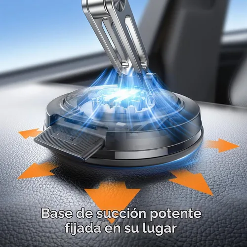Vista 6 de SYNCWIRE Soporte de automóvil MagSafe, [3 ejes ajustables] Soporte magnético para teléfono al vacío, ventosa reemplazable (tablero/parabrisas)