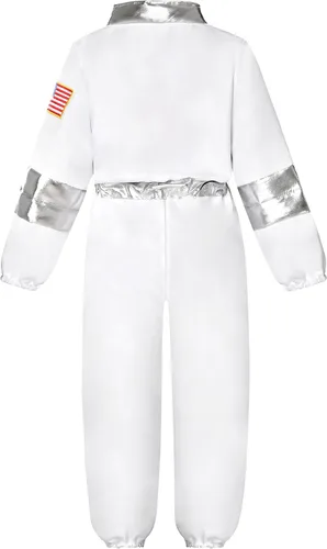 Vista 2 de Disfraz de piloto de la NASA para niños, disfraz de astronauta para niños y niñas, disfraz espacial de simulación, cosplay, regalos de cumpleaños