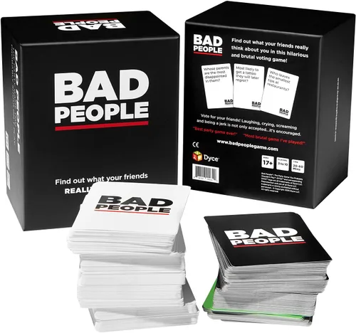 Vista 6 de Juego de fiesta BAD PEOPLE + Set After Dark – Divertido juego de cartas para adultos para amigos y noche de juegos Divertido juego de mesa