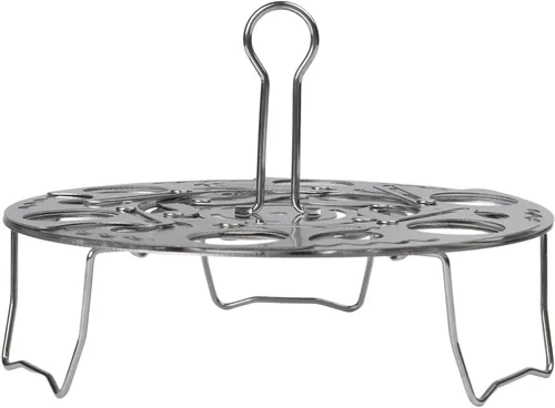 Vista 9 de Adjustable Stainless Steel Steamer Basket, Expandable Vegetable Steaming Rack With Foldable Feet For Pressure Cooker And Pot, 304 Metal Kitchen