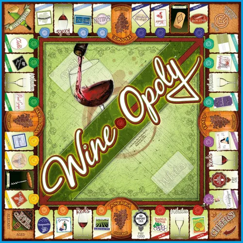 Vista 4 de wine-opoly Monopoly Junta Juego
