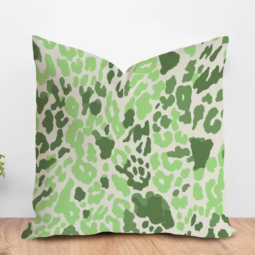 Vista 65 de ArogGeld Funda de almohada para sofá, guepardo y leopardo, estampado de leopardo, funda de cojín decorativa de granja para sala de estar