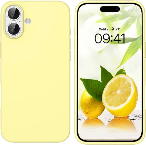 Vista 57 de GUAGUA Funda compatible con iPhone 17 Pro Max de 6.9 pulgadas, silicona líquida, goma de gel suave, delgada, forro de microfibra delgada