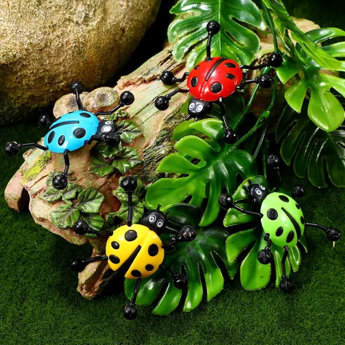 Vista 6 de TOYANDONA 12 escaladores de pared adhesivos, juguetes creativos elásticos para insectos y ventanas, juguetes para niños, recuerdos de fiesta