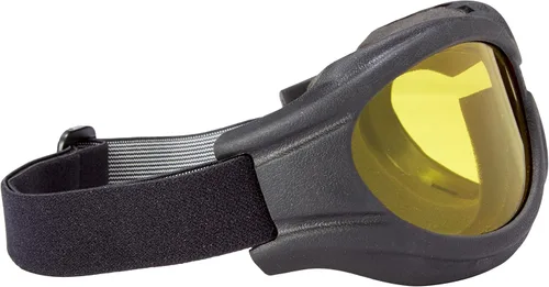 Vista 3 de Hot Leathers Big Ben - Gafas de motociclista amarillas para motociclista, lentes antivaho