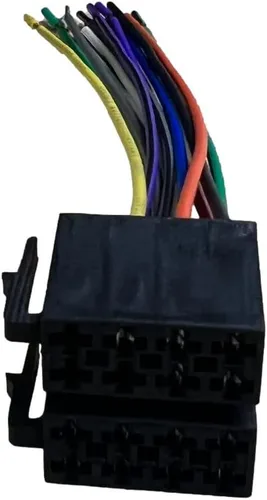 Vista 5 de IMC AUDIO Arnés de cableado ISO estéreo para camión semi camión, reproductor de CD de radio en tablero compatible con Freightliner International